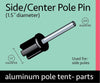 Image of 1.5" Diameter Premium Side or Center Pole Replacement Tip