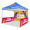 Image of 10x10 Custom Canopy Tent w/ Back & Side Walls