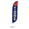 Image of Easy Finance Feather Flag with Stars