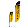 Image of Local Honey Feather Flag