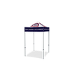 Image of Custom Canopy Tent with Three Back Walls & Table Cover