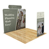 Image of Tension Fabric Trade Show Display with Portable Banner