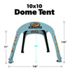 Image of Custom Inflatable Dome Tent - Select Basic Package