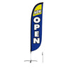 Image of Now Open Feather Flag