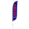 Image of Smoke Shop Feather Flag Blue