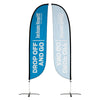 Image of 12ft Feather Flag - Jackson Hewitt - Drop Off Service