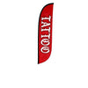 Image of Tattoo Feather Flag - Red