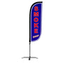 Image of Smoke Shop Feather Flag Blue