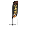 Image of Coffee Feather Flag
