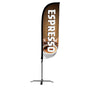 Image of Espresso Feather Flag