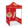 Image of Custom Canopy Tent with Full Back & Half Side Walls