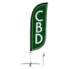 Image of 8ft CBD Feather Flag