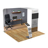 Image of 10x10 Trade Show Booth with Archway & Media Stand