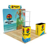 Image of Trade Show Display with Triangle Shelving