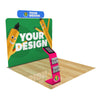 Image of Custom 10ft Trade Show Booth with Media Stand