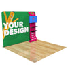 Image of Custom 10ft Trade Show Display with Waterfall Shelving
