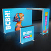 Image of Backlit Trade Show Booth with Archway