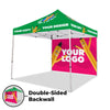 Image of 10x10 Custom Canopy Tent w/ Back Wall
