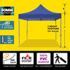 Image of 10' x 10' 50mm Speedy Pop-up Party Tent - Blue
