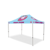 Image of Custom Canopy Tent with Back Wall