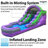 Image of 12' Purple Marble Inflatable Water Slide with Blower