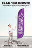 Image of Anytime Fitness Feather Flag Purple