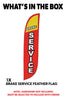 Image of Brake Service Feather Flag