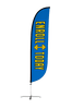 Image of Gym Enroll Today Feather Flag Blue