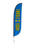 Image of Gym Enroll Today Feather Flag Blue