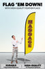 Image of Massage Feather Flag