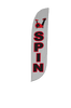 Image of Spin Feather Flag Grey