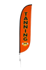 Image of Tanning Feather Flag Orange