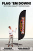 Image of Firehouse Subs Feather Flag