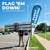 Image of Custom Teardrop Banner Flag