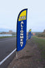 Image of Tire Alignment Feather Flag Blue