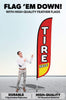 Image of Tire Sale Feather Flag