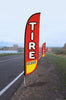 Image of Tire Sale Feather Flag