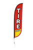 Image of Tire Sale Feather Flag