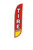 Image of Tire Sale Feather Flag