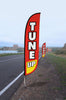 Image of Tune Up Feather Flag Red & Yellow
