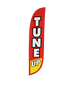 Image of Tune Up Feather Flag Red & Yellow