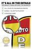 Image of Auto Detailing Feather Flag Yellow