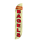 Image of Bagels Feather Flag Yellow