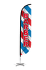 Image of Barber Shop Feather Flag