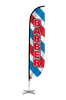 Image of Barber Shop Feather Flag