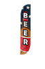 Image of Beer Feather Flag Red White Blue