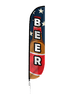 Image of Beer Feather Flag Red White Blue