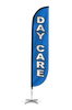 Image of Day Care Feather Flag Blue