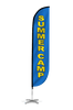 Image of Summer Camp Feather Flag Blue