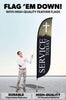 Image of Service Today Feather Flag
